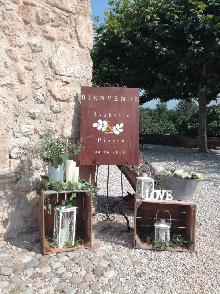 Decoration florale Isabelle et Pierre