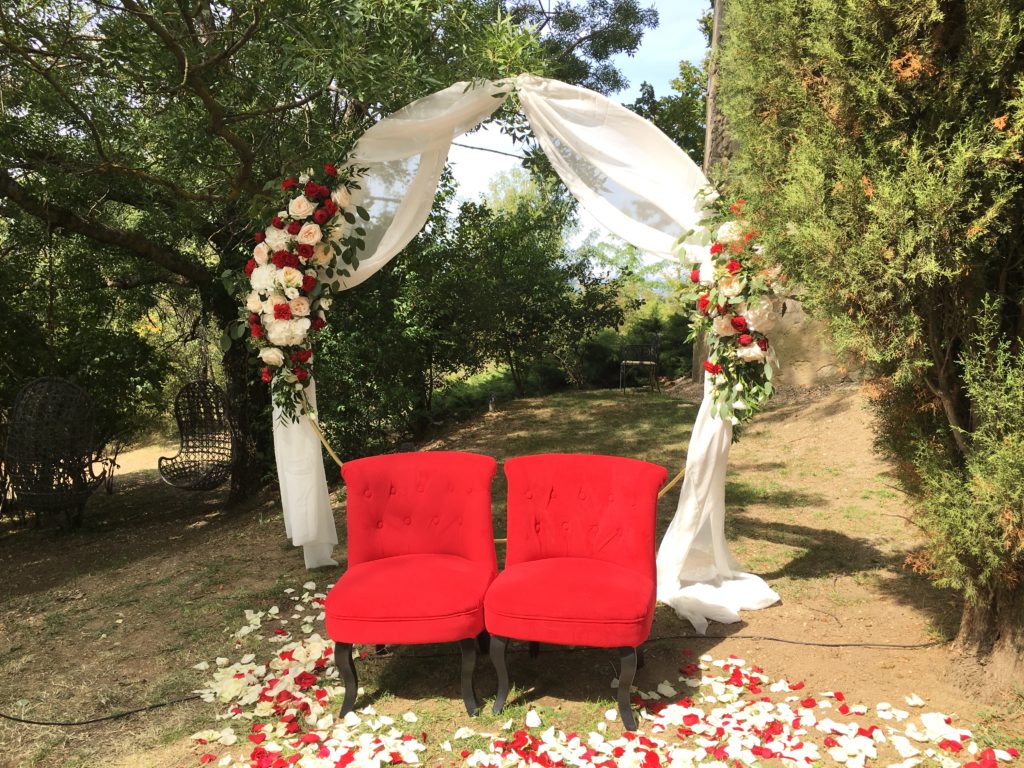 Decoration florale Audrey et Jean-Yves