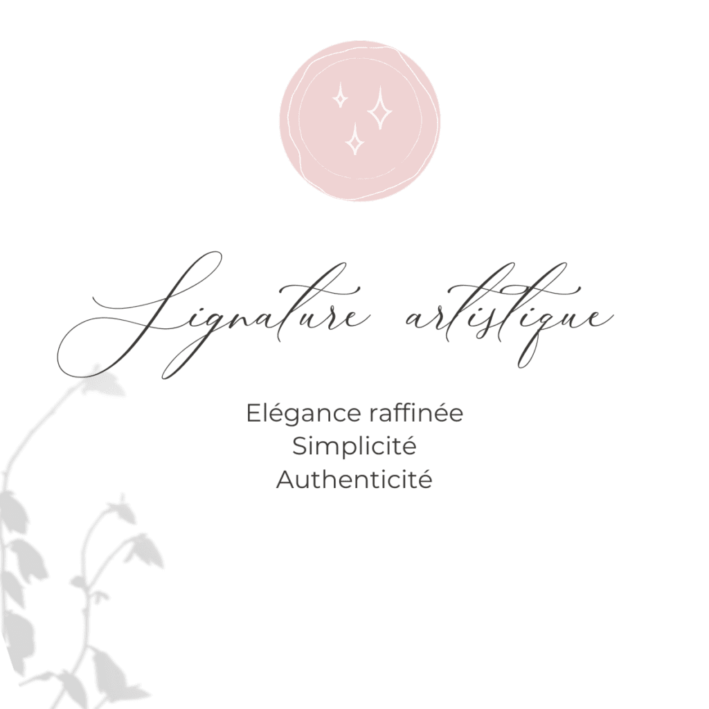 Signature artistique Atelier Zeste d'Amour